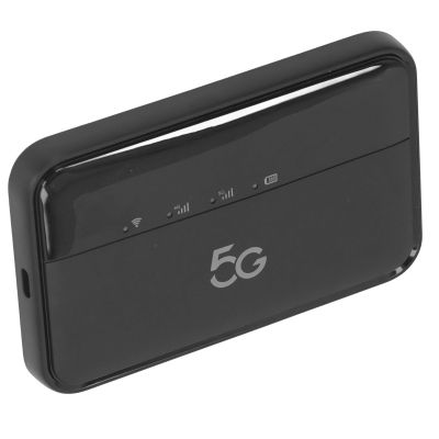 5G WiFi Mobile Hotspot Fast Speeds Travel 16 Devices 10000mAh Type C with Nano SIM Card Slot, Black