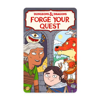 YOTO Dungeons & Dragons: Forge Your Quest - Kids Audio Card for Use with Player & Mini Allin1 Audio Player, Educational & ScreenFree Listening with Fun Playtime, Bedtime & Travel Stories, Ages 8+
