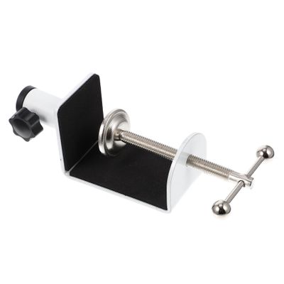 Kisangel Aluminum Alloy Desk Clamp for Table Lamp Adjustable C-Clamp Holder for Microphone Arm Sturdy Mounting Bracket for Home and Office Use