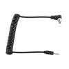 Screw Lock Flash Sync Cable Cord 2 5mm PC to Male Hot Shoe Connector with Secure Threaded Lock Compatible with Mirrorless Cameras view 2