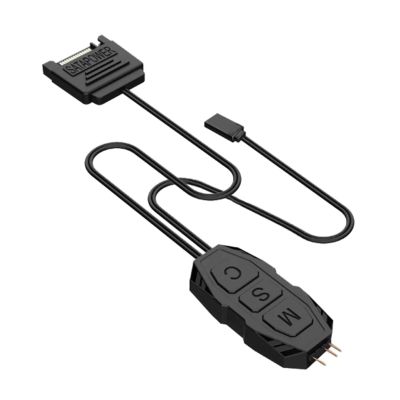ACGTUY ARGB Controller Cable 5V 3 Pin RGB Controller SATA Power Supply Light Strips Controller Cable for PC Motherboards