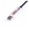FENG GUO USB RS485 F/;TD/;1 Chip Converter Module Modbus 3 Pin Wire End Serial Cable Compatible Compatible USB-RS485-1800-WE(Transparent USB) view 1