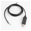 FENG GUO USB RS485 F/;TD/;1 Chip Converter Module Modbus 3 Pin Wire End Serial Cable Compatible Compatible USB-RS485-1800-WE(Transparent USB) view 2