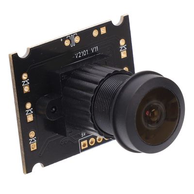 Eujgoov Black Webcam USB Camera Module Board, Smoother Image Screen High Bandwidth USB Camera with Wider Field of View