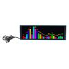 ZJchao LED Music Spectrum Clock with RGB Rhythm Light Display, Color-Changing Reactive Lamp, Blue 5V Desktop Alarm Clock for Bedroom & Studio view 1