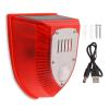 Solar Sound Light Alarm Induction Device for Home Farm N911M view 1