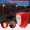 Solar Sound Light Alarm Induction Device for Home Farm N911M view 2