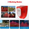 Solar Sound Light Alarm Induction Device for Home Farm N911M view 3