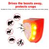 Solar Sound Light Alarm Induction Device for Home Farm N911M view 4