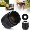 Mtlavishness 35mm Fixed Focal Lens for CCTV Photography Metal Construction Wide Aperture for Good Depth of Field Effect Ideal for Macro Photography Compatible with C Mount and view 3