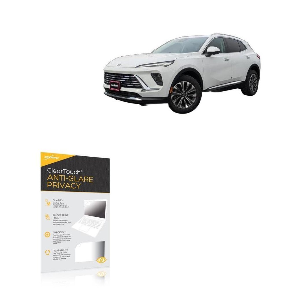 BoxWave Screen Protector Compatible with Buick 2024 Envision Display (30 in) - ClearTouch Anti-Glare Privacy (2-Pack), Privacy Screen Protector Flexible Film Anti-Glare
