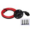 2Pcs Connectors Power Socket 2 Pin Quick Disconnects Automotive Panel Extension Cable 12AWG Quick Connectors Easy Use view 3