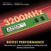 A-Tech 8GB Kit (2x4GB) RAM for Dell Vostro 3020 (Small Desktop/Tower), 3690, 3710, 3890, 3910, 5890 | DDR4 3200MHz PC4-25600 DIMM 1.2V 288-Pin Non-ECC UDIMM Memory Upgrade view 2