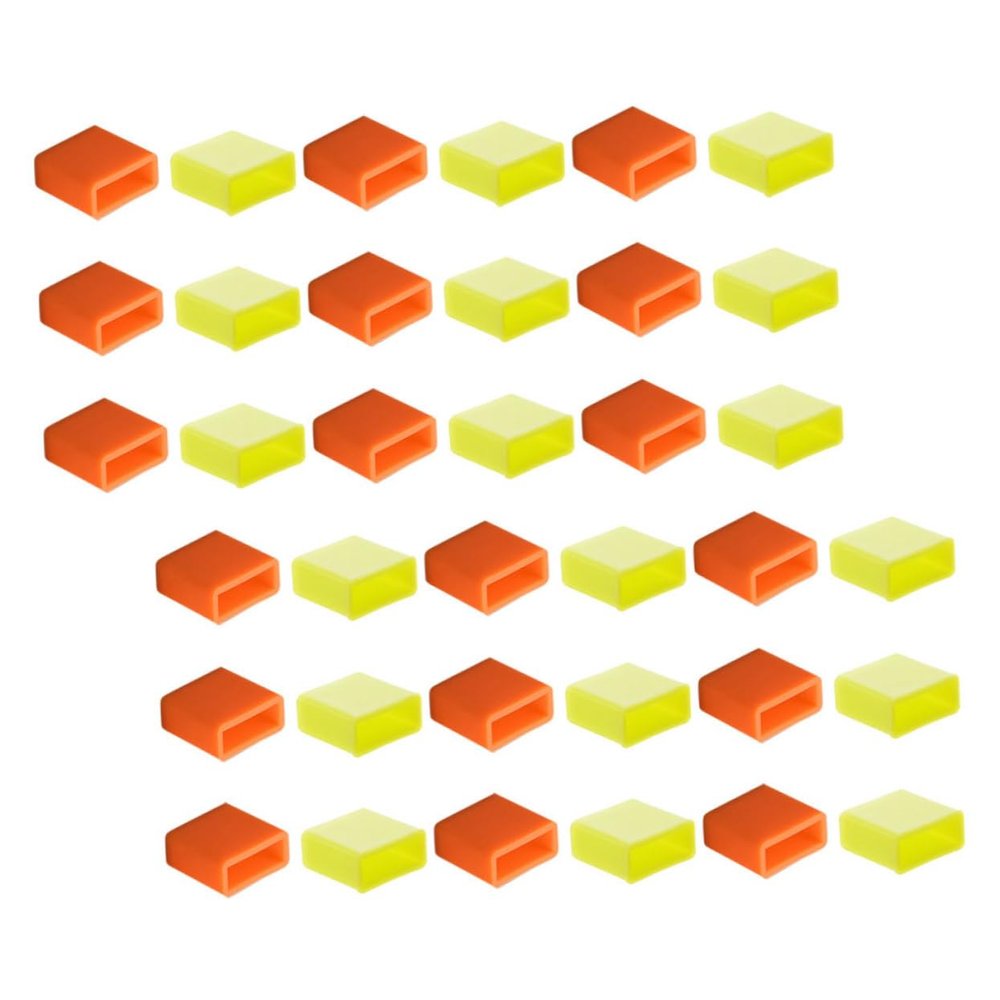 OSOLADY 40pcs USB Male Dust Caps Silicone Covers for Charging Ports Compatible Mobile Devices Tablets and Cameras Each