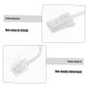 DIYEAH 3m Extended Reach Phone Cord UK Landline Extension Cable for Modems Faxes Home Office view 3