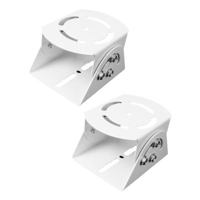 POPETPOP 2pcs Security Mount Bracket Wall-Mounted Monitor Support for Indoor and Outdoor Use Construction Multi-Angle Positioning for Optimal