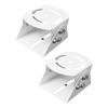 POPETPOP 2pcs Security Mount Bracket Wall-Mounted Monitor Support for Indoor and Outdoor Use Construction Multi-Angle Positioning for Optimal view 1