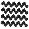 Hemobllo Robust Rack Mount Screws and Nuts 50 Pack Stainless Steel Cage Nuts for Network Switch Servers view 1