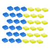 KALLORY 40pcs USB Dust Cap Covers Silicone USB Male Port Protectors Green Blue Prevents Debris Compatible Smartphones Tablets and Cameras Plug Port Stoppers view 1