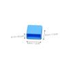 KALLORY 40pcs USB Dust Cap Covers Silicone USB Male Port Protectors Green Blue Prevents Debris Compatible Smartphones Tablets and Cameras Plug Port Stoppers view 2
