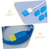 KALLORY 40pcs USB Dust Cap Covers Silicone USB Male Port Protectors Green Blue Prevents Debris Compatible Smartphones Tablets and Cameras Plug Port Stoppers view 3