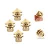 CHICAMPERA 4pcs Stable Audio Speaker Pads Pure Copper Feet Shockproof Speaker Holder Vibration Absorption for Studio Monitors view 2