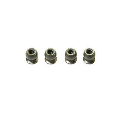 6mm Aluminum Ball (4pcs): MTC2R/MTC2/2FWD / Mugen Seiki / A2814a
