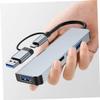 NUOBESTY USB Hub Adapter USB Expansion Dock Card Reader Portable for Laptop and Computer Additional Connectivity Options view 4