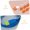 Gadpiparty 40pcs USB Male Port Dust Covers Soft Silicone Caps for Data and Charging Cables Against Debris and Compatible Smartphones and Tablets view 3