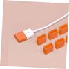 Gadpiparty 40pcs USB Male Port Dust Covers Soft Silicone Caps for Data and Charging Cables Against Debris and Compatible Smartphones and Tablets view 4