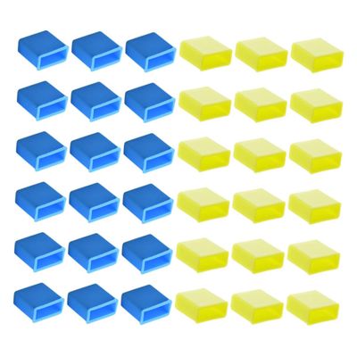 LALAFINA 40pcs USB Male Port Dust Covers Soft Silicone Protector Caps for Charging Data Cables Liquid Easy Installation Compatible Various Devices