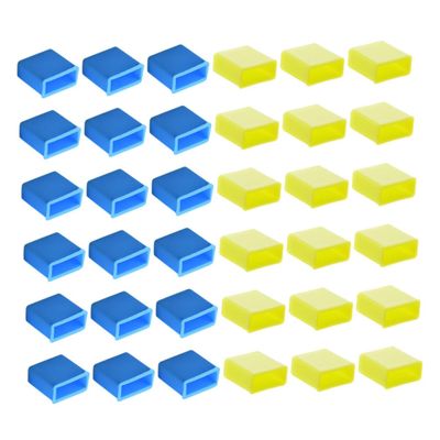 VILLCASE 40pcs Silicone USB Male Dust Covers Dustproof Plug for USB Port Port Dust Cap Data Cable Protectors Easy Install