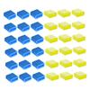 VILLCASE 40pcs Silicone USB Male Dust Covers Dustproof Plug for USB Port Port Dust Cap Data Cable Protectors Easy Install view 1