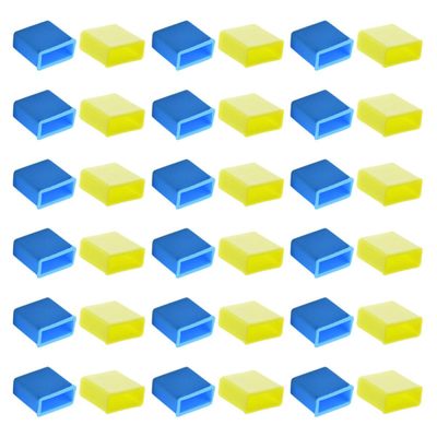 OSALADI 40pcs USB Dust Caps Silicone USB Male Port Protectors for Data Charging Cables Moisture Easy to Install