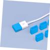 OSALADI Dust Plug Caps 40 Silicone Male Port Covers Easy Install Data Cable Protectors for Travel Office Home view 4