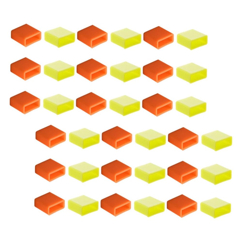 jojofuny 40pcs USB Dust Plugs Charging Cable Cap Covers Silicone USB Male Plug Dust Caps for Electronics Supplies