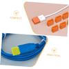 CAXUSD 40pcs Silicone USB Male Port Dust Covers Protectors for Charging and Data Cables Soft Silicone Caps and Easy Installation for Phones and Tablets view 3