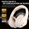 1Mii Y8+ Hybrid Active Noise Cancelling Headphones, 100H Ultra Playtime, Bluetooth 6.0 Over Ear, Wireless Hi-Res Audio & Deep Bass, Comfort for Travel & Home Office, AI Chat & Custom EQ via APP, Beige view 4