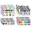 BAVAHA (12pcs) Equality Sticker Disability LGBTQ+, Transgender, Women, Human Rights Sticker Feminist Safe Space Gifts Social Justice Gay Pride Decorations Water Bottle Helmet Car Window Laptop Tumbler view 1