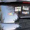 BAVAHA (12pcs) Equality Sticker Disability LGBTQ+, Transgender, Women, Human Rights Sticker Feminist Safe Space Gifts Social Justice Gay Pride Decorations Water Bottle Helmet Car Window Laptop Tumbler view 3