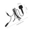 Kisangel 1set Microphones for Smartphones and Laptops Portable Vocal Mic for Compact Tiny Microphone for Karaoke and Streaming Design view 2