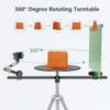 360 Spinning Camera Rig Video Rotating Platform Rotating Camera Slider,Shooting Angle Adjusted Arbitrarily,for Shooting Product Bullet Time view 4