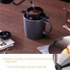 Steel Reusable Coffee Filter, Foldable Pour Over Coffee Dripper for Home, Office Accessory view 2