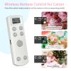 for Canon Rechargeable Wireless Remote Control - Camera Remote Shutter Release with Zoom Focus Compatible with Canon G7X Mark III/R50/R6 II/R10/R/RP/R5/R8/R100/M50/M200/M6 II/R5 II/6D II/SL3, White view 2