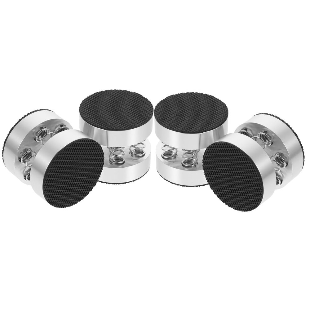 CHICAMPERA 4pcs Shockproof Speaker Spring Pads Portable Speaker Holders for Isolation Lightweight Feet for Equipment up to Easy to Install and