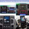 Loddery 9.7 inch Car Radio Stereo for Dodge Ram 1500 2500 3500 2013 2014 2015 2016 2017 2018, 2GB +32GB, with Wireless & Wired Carplay,Built-in GPS WiFi DSP Camera MIC (Only fit Manual AC) (4+64G) view 2