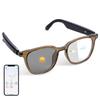 Smart Translation Glasses Integrated with ChatGPT, Support 160+ Languages, Real-time Translation via APP, Photochromic Lenses AI Smart Glasses, Bluetooth Eyeglasses Suit for Indoor Outdoor(Brown) view 1