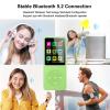 128GB MP3 Player with Bluetooth 5.2, Portable Green Music Player for Kids with Built-in HD Speaker, FM Radio, Voice Recorder, Earphones Included view 4