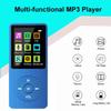 128GB MP3 Player with Bluetooth 5.2, Portable Blue Music Player for Kids with Built-in HD Speaker, FM Radio, Voice Recorder, Earphones Included view 2