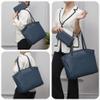 Large Soft Purse for Women Tote Work Bag Satchel Teacher Handbag Wallet Set view 2